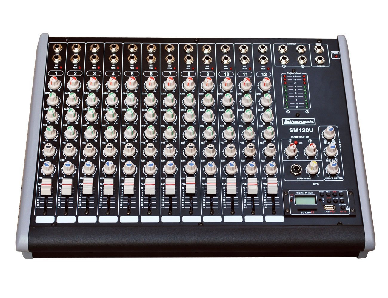 Stranger SM80U 8 Channel Audio Mixer with USB & Recording system