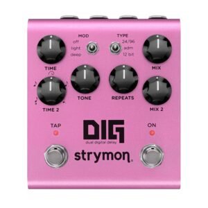 Strymon DIG V2 Dual Digital Delay Guitar Effects Pedal for Electric and Acoustic Guitar, Synths, Vocals and Keyboards
