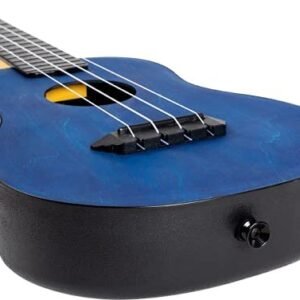 Flight, 4-String Dark Blue Travel Concert Ukulele, (TUC-35 DB)