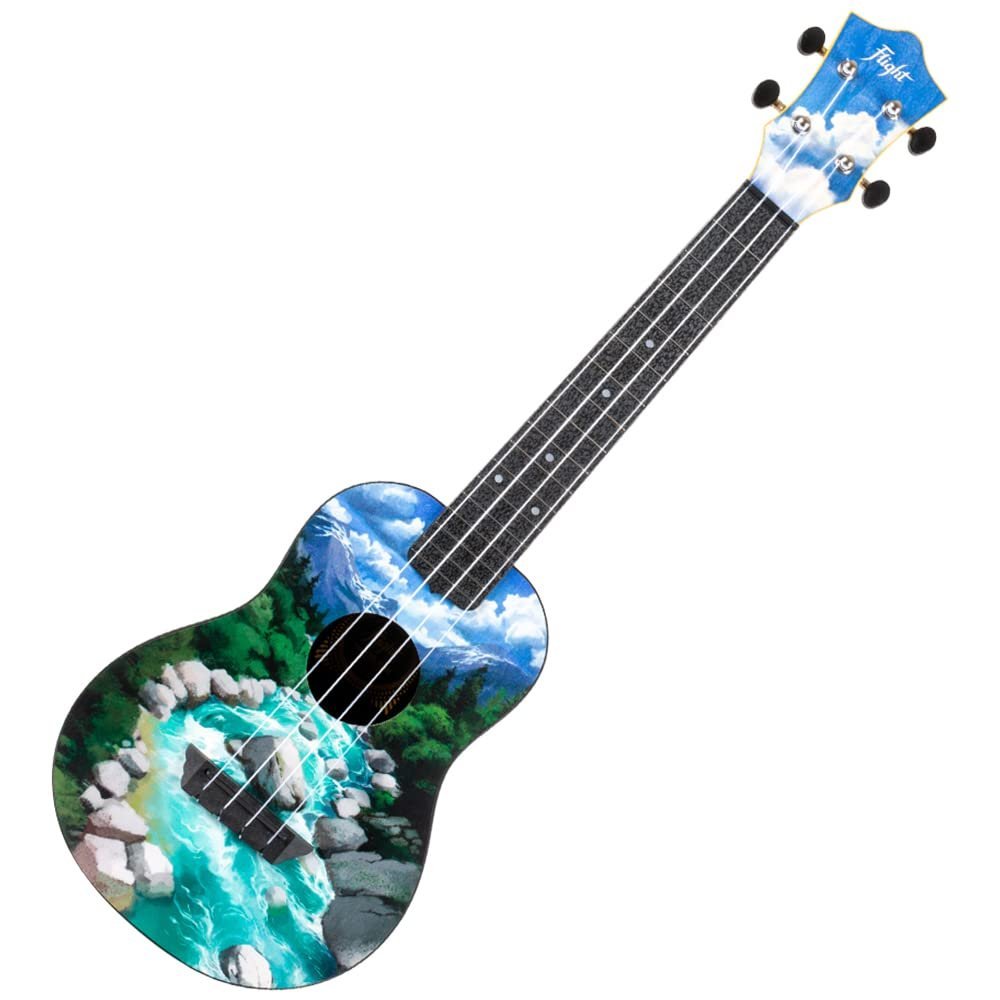 TUC30-7.jpg Flight Designer TUC30 SLO 4 strings Concert Ukulele, with Gig Bag - (Solvenia Print)