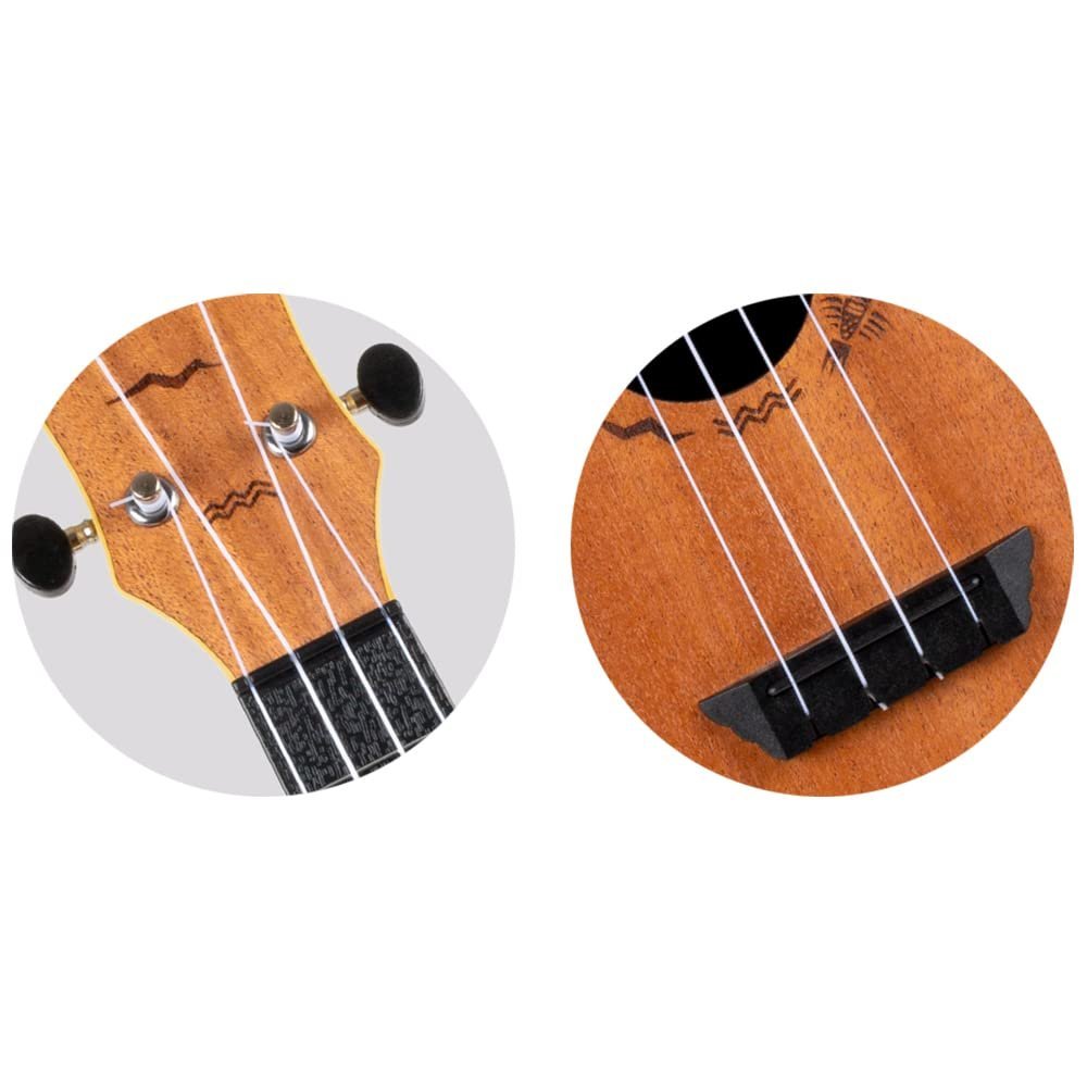 Flight Designer TUC53 MAH 4 strings Concert Ukulele, with Gig Bag - (Natural)