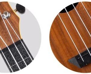 Flight Designer TUC55 Acacia 4 strings Concert Ukulele, with Gig Bag - (Natural)