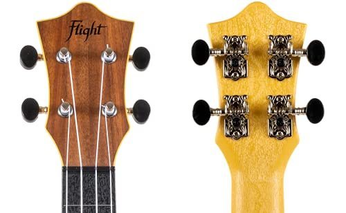 Flight Designer TUC55 Acacia 4 strings Concert Ukulele, with Gig Bag - (Natural)