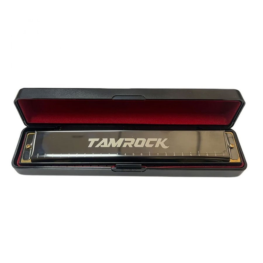 Tamrock-TMHAR-24BK-2-1.jpg Tamrock TMHAR-24BK 24 Holes Harmonica
