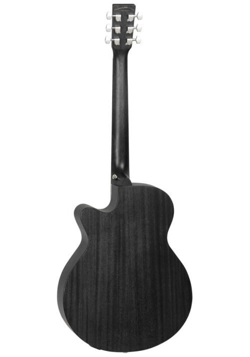 Tanglewood Blackbird TWBBSFCE Super Folk Cutaway Electro Acoustic Guitar - Smokestack Black