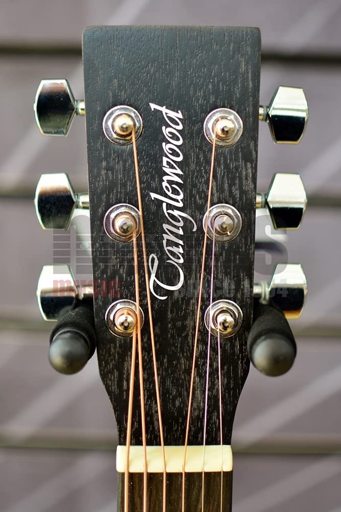 Tanglewood Blackbird TWBBSFCE Super Folk Cutaway Electro Acoustic Guitar - Smokestack Black