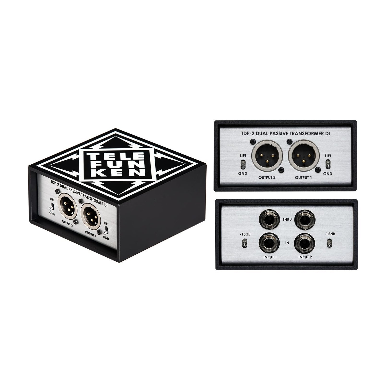 Telefunken TDP-2 Dual Passive Direct Box