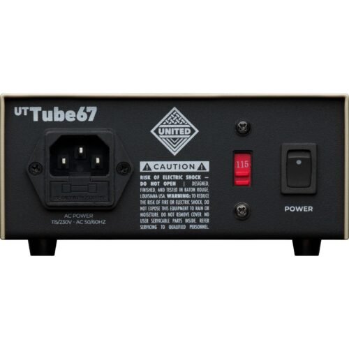 United Studio Technologies UT Tube67 Large Diaphragm Tube Condenser Microphone United Studio Technologies UT Tube67 Large Diaphragm Tube Condenser Microphone