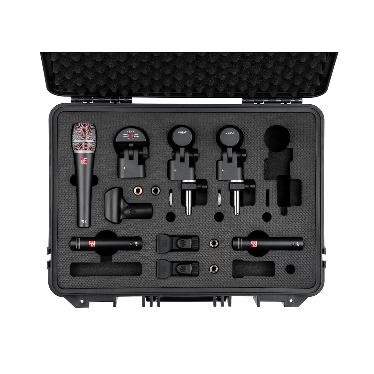 SE ELECTRONICS - V Pack Club Feat. V Kick 2 V Beat W/Clamps V7 X Pair of SE7
