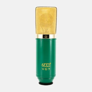 MXL Mics V67G Large Capsule Condenser Microphone, Gold/Green