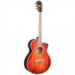 Washburn EA55G-A-U Grand Auditorium Electro-Acoustic Guitar - Koa Burst