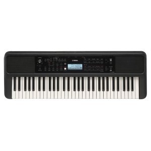 YAMAHA PSR-E383 Portable Keyboard 61 Keys (Adaptor Included), Black
