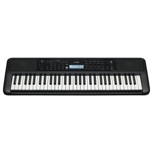 YAMAHA PSR-E383 Portable Keyboard 61 Keys (Adaptor Included), Black
