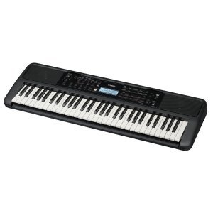YAMAHA PSR-E383 Portable Keyboard 61 Keys (Adaptor Included), Black
