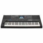 YAMAHA PSR-E473,61 KEYS PORTABLE KEYBOARD WITH POWER ADAPTOR, Black