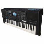 YAMAHA PSR-E473,61 KEYS PORTABLE KEYBOARD WITH POWER ADAPTOR, Black