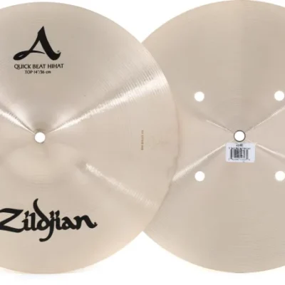 Zildjian A0150 A Zildjian Quick Beat HiHat Pair (2)
