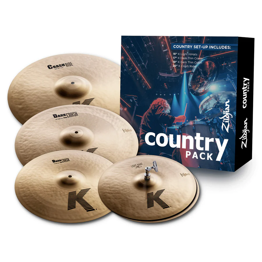 Zildjian K0801C K Zildjian Country Cymbal Pack