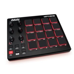 Akai Professional MPD218 USB/MIDI Pad Controller with 16 MPC Pads – Black