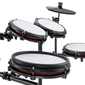 Alesis Nitro Max Kit Eight Piece Electronic Drum Kit with Mesh Heads and Bluetooth