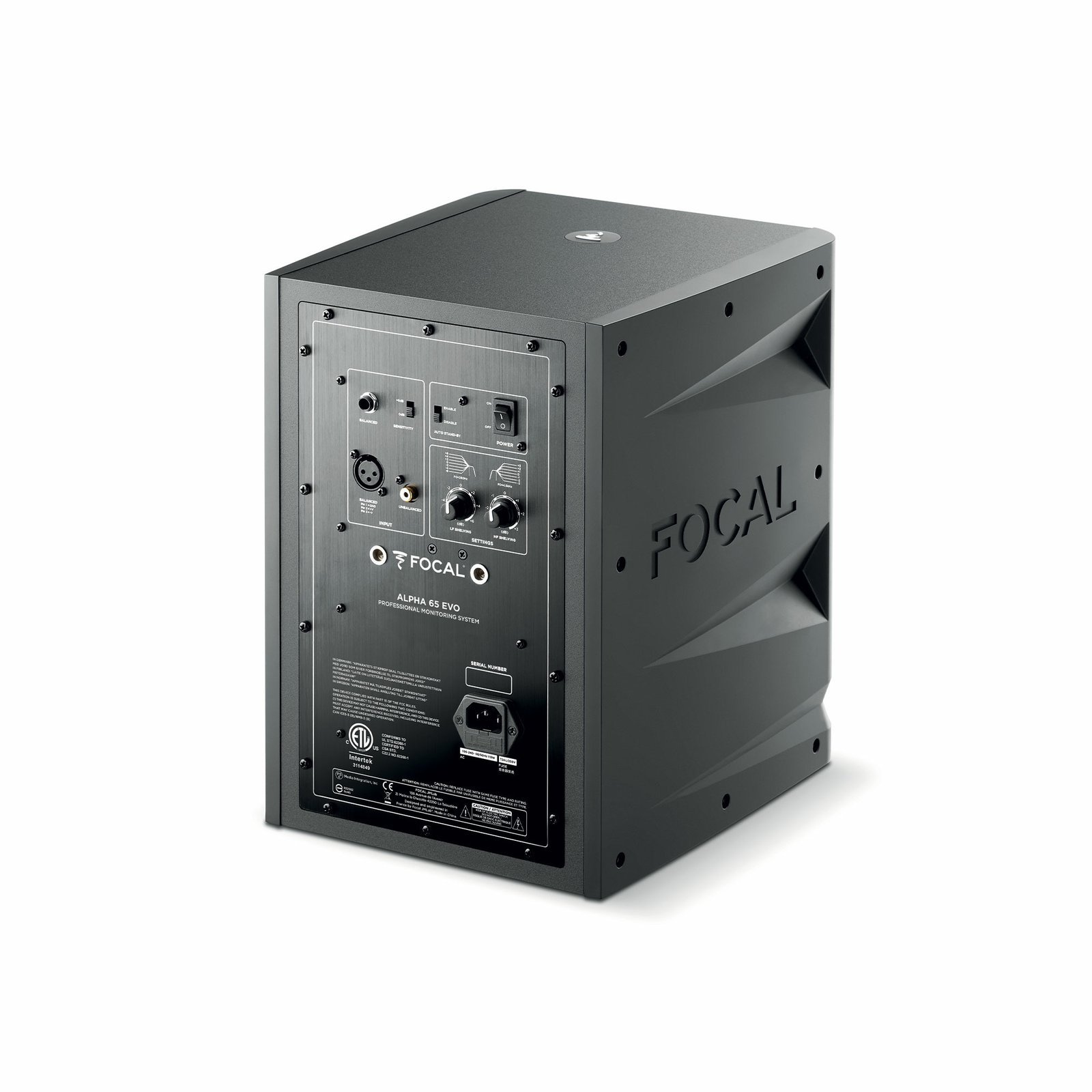 alphaevo65_34_dos.jpg Focal Alpha 65 Evo Studio Monitor
