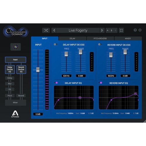 Apogee Electronics Clearmountain's Domain FX Signal Chain Plug-In