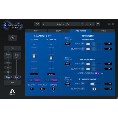 Apogee Electronics Clearmountain's Domain FX Signal Chain Plug-In