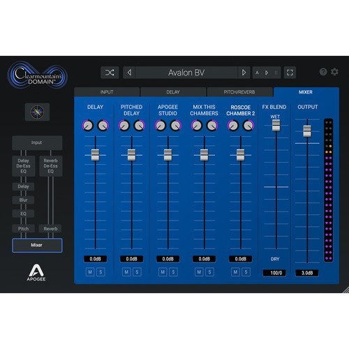 Apogee Electronics Clearmountain's Domain FX Signal Chain Plug-In