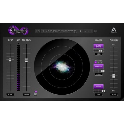 Apogee Electronics Clearmountain's Spaces Bob Clearmountain's Custom Reverb Plug-In