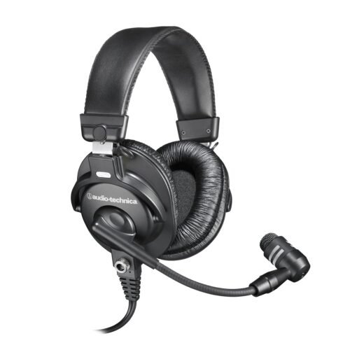Audio-Technica BPHS1 Wired Over Ear Wired Headphones with Mic (Black)