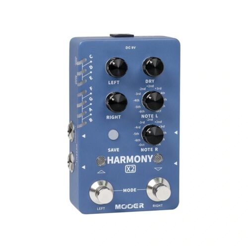Mooer Harmony X2 Dual Footswitch Dual Channel Effect Pedal Mooer Harmony X2 Dual Footswitch Dual Channel Effect Pedal