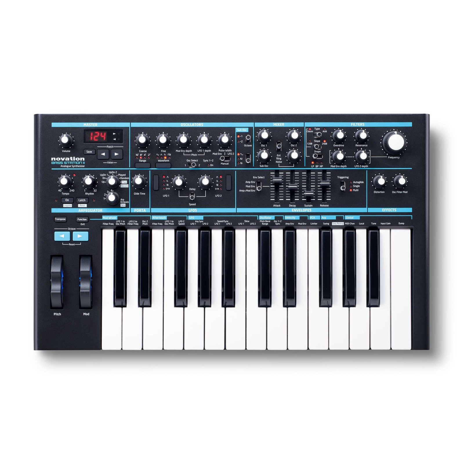 Novation Bass Station II Analog Synthesizer