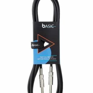 Bespeco BS300S Professional Microphone Cable, 3 Metres, Stereo Jack Bespeco BS300S Professional Microphone Cable, 3 Metres, Stereo Jack