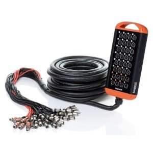 Bespeco XTRA2408L50 Audio System Cable, 24 XLR F - 50 meters Bespeco XTRA2408L50 Audio System Cable, 24 XLR F - 50 meters