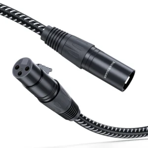 BlueRigger Premium XLR Pro Male to Female Balanced Shielded Cable (50 Feet/15 Meters) for Mic, Amplifier Mixer, Recording Studio, Speaker Systems and Foot Switch Pedal BlueRigger Premium XLR Pro Male to Female Balanced Shielded Cable (50 Feet/15 Meters) for Mic, Amplifier Mixer, Recording Studio, Speaker Systems and Foot Switch Pedal