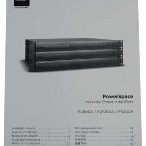 Bose PowerSpace P2600A Power Amplifier Bose PowerSpace P2600A Power Amplifier