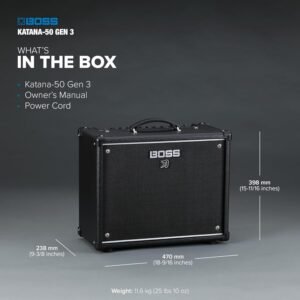 Boss KATANA-50 GEN 3 50-Watt Guitar Amplifier KTN-50 GEN 3