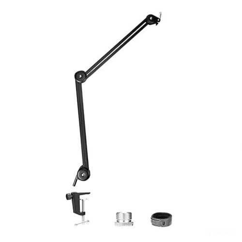 Boya BY-BA20 Aluminum Alloy Desk Holder Microphone Stand Bracket for Video Recording Boya BY-BA20 Aluminum Alloy Desk Holder Microphone Stand Bracket for Video Recording