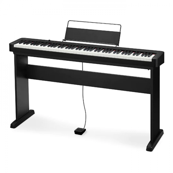 Casio CDP-S110 BK 88-Key Digital Piano With Stand CS46