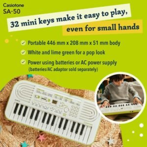 Casio SA-50 Casiotone Mini Keyboard Black