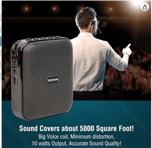 Digimore D 1210 Bluetooth Voice Amplifier 10W Portable PA System Digimore D 1210 Bluetooth Voice Amplifier 10W Portable PA System