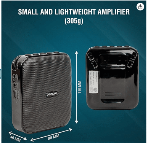 Digimore D 1210 Bluetooth Voice Amplifier 10W Portable PA System Digimore D 1210 Bluetooth Voice Amplifier 10W Portable PA System