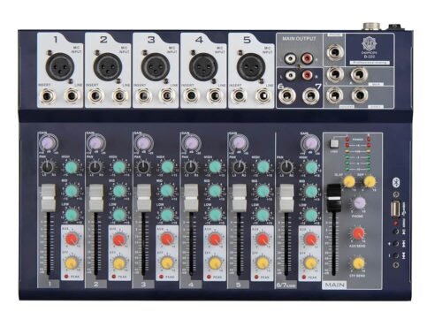 Digimore D 255 7 Channel Audio Mixer with USB & Phantom Power