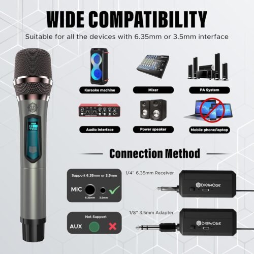 Digimore D 350 Pro UHF Dual Wireless Microphone