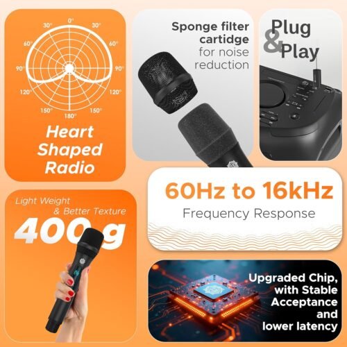 Digimore D 350 Pro UHF Dual Wireless Microphone