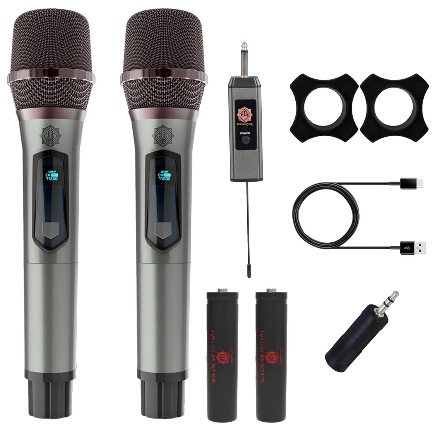Digimore D-350 Pro UHF Dual Wireless Microphone