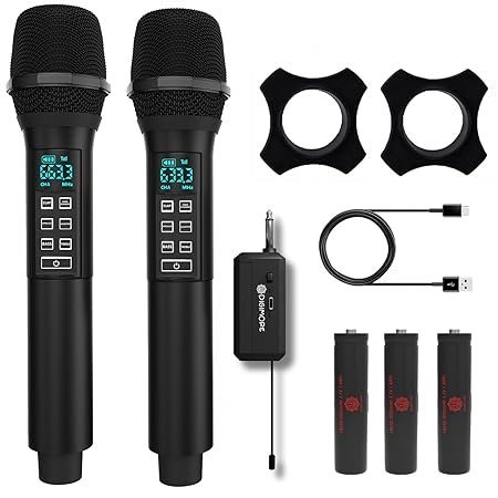 Digimore D 356 UHF Dual Wireless Microphone System with Sound Card