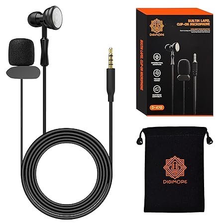 DIGIMORE D 470 3.5mm Lavalier Clip Mic