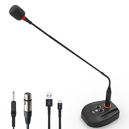 Digimore D 660 Desktop Podium Gooseneck Condenser Microphone