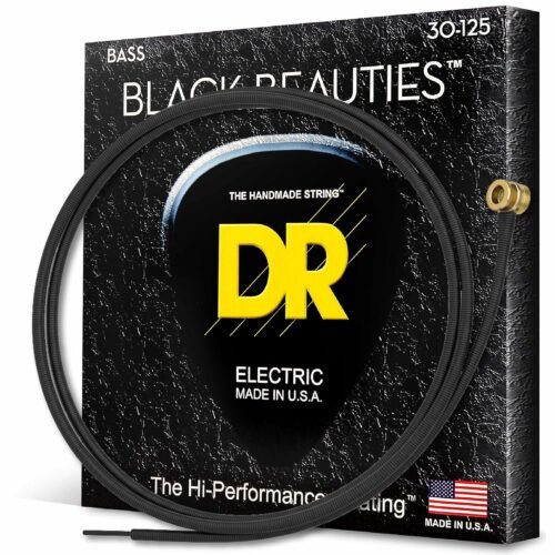 DR Handmade Strings BKB6-30 DR Strings BKB6-30 Black Beauty 6-String Bass Strings 30-125
